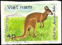 (1981-049a) Марка Вьетнам "Кенгуру"  Без перфорации  Дикие животные III Θ